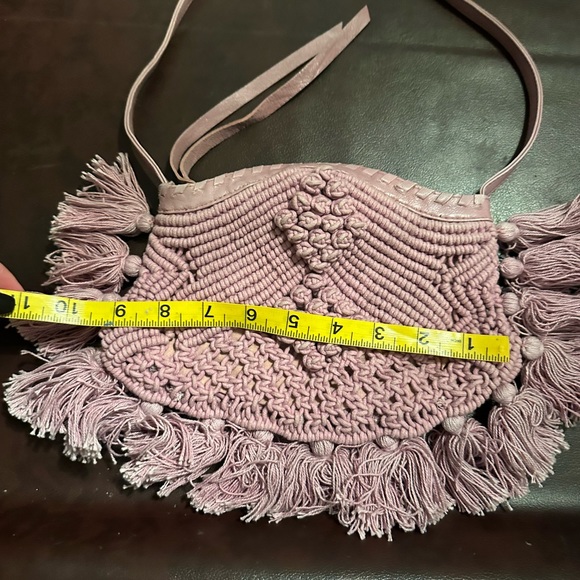 Macrame purse - Picture 3 of 8